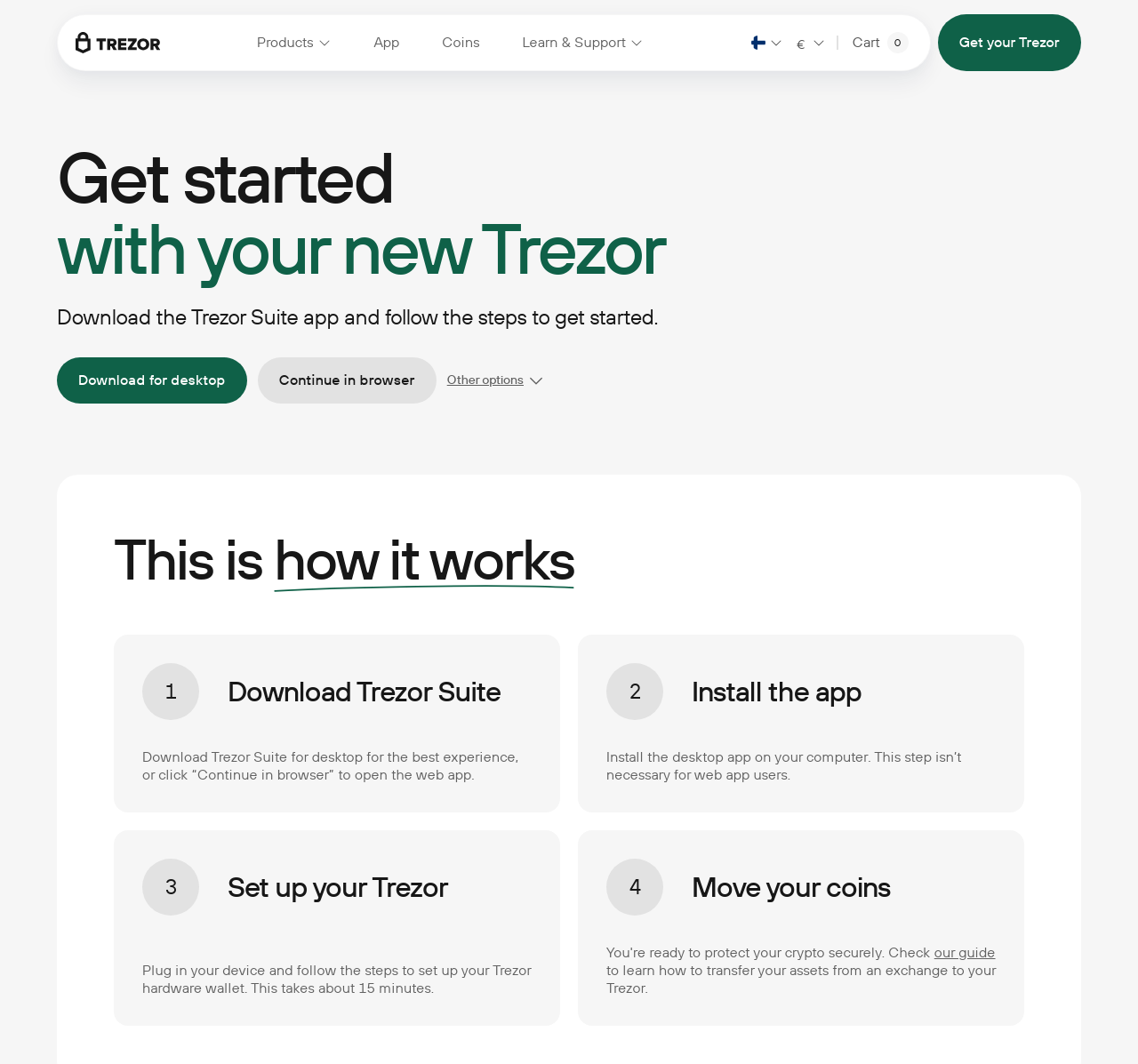 trezor.io/start